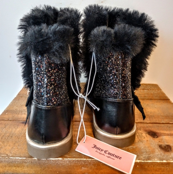 Juicy Couture Windsor Girls Sparkle Boots - Picture 3 of 7